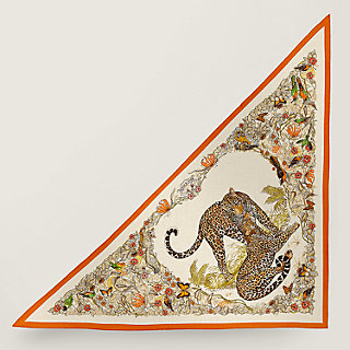 Jungle Love giant triangle - Brown | Hermès Finland
